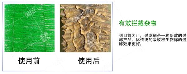 污水处理过滤毛刷
