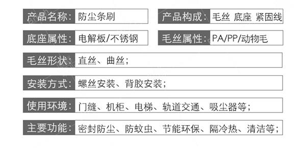 防尘条刷