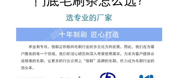 门底毛刷条